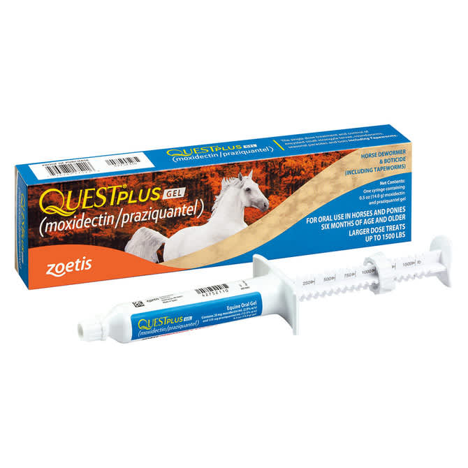 Zoetis- Quest Plus Gel Horse Dewormer & Boticide(13274)